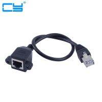 【❉HOT SALE❉】 d7zaa4b เครือข่ายสายพ่วง Rj45ชายหญิงสกรูแลนอีเทอร์เน็ต69082 1ft 2ft 3ft 5ft 6ft 15ft 30ซม.60ซม.150ซม.3M 1M