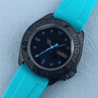 41Mm SKX 007 Watch Case FIT Nh34 Nh35 Nh36 Movement 316L Stainless Steel Sapphire Convex Glass Matte Black Lume Dial