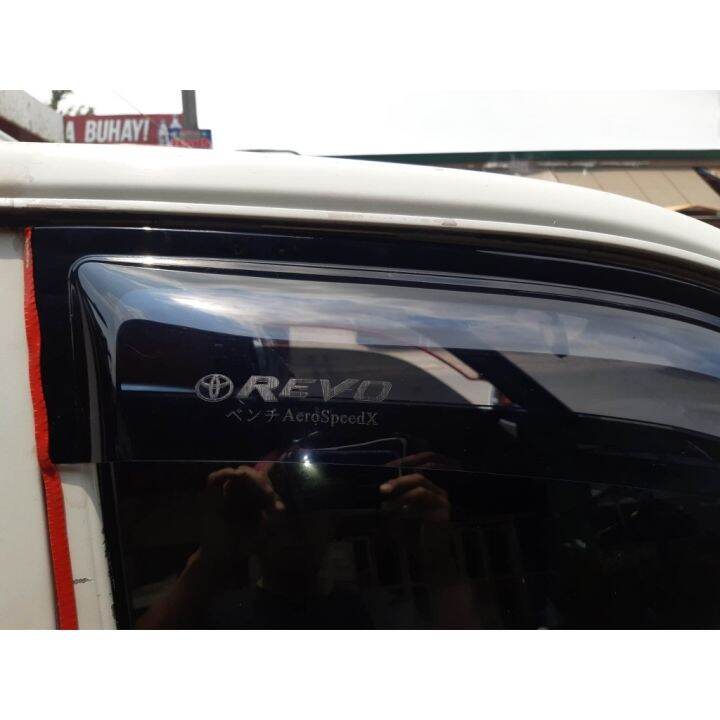 Toyota Revo 19982001 Wide Rain Visor steering wheel roof rack