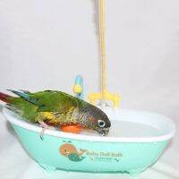 Pet Parrots Automatic Bath Tub Bird Bathing Box Shower Bowl Bathroom Swimming Pool Toy Auxiliary Bird Bathing Dropshipping