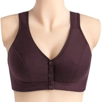Middle-Aged Thin Cup Seamless Bra Elderly Soft Fabric Women Vest