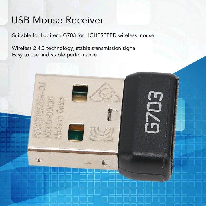 ตัวรับเมาส์สำรองสำหรับเมาส์ไร้สายมีเสถียรภาพในตัวรับสัญญาณเมาส์-usb