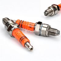 High Performance Racing 3 Electrode Spark Plug Compatible with 90cc 110cc 125cc 50cc 70cc Honda-CRF50 DAX ATV NGK C7HSA