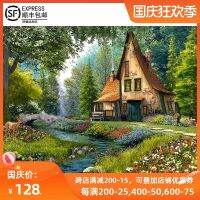 [จุด] Castorland Lakeside Manor 2,000 ชิ้นของเล่นจิ๊กซอว์นำเข้าจากยุโรป