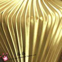 1M-5M Clothing Solid Color Pleated Fabric Designer Organ Pleated Wrinkled Imitation Silk Fab Dress Fabric for Sewing