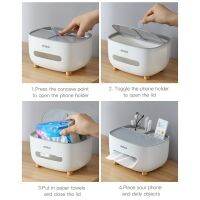 Tissue Desktop Kitchen Napkin Storage Container Living Room Remote Control Storage For Home Office Tissue Tray