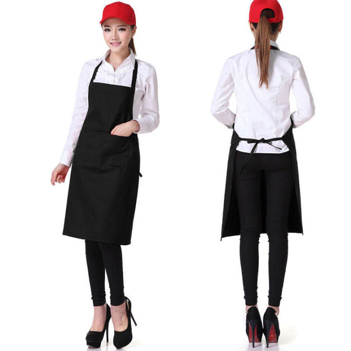 hand-wiping-apron-waterproof-anti-oil-nordic-fashion-knife-and-fork-sleeveless-kitchen-gown-mens-and-womens-home-work-cloths-aprons