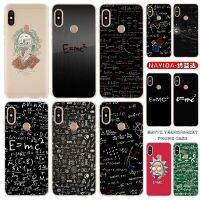 ✙ Soft Silicone Case For Xiaomi Redmi Note 11 10 9 8 7 Pro Max 10s 9s 8t 4G 5Gr mc2 with E mc Math Albert Fundas