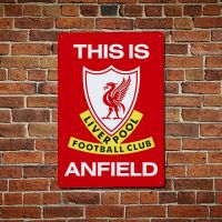 Home Arts Liverpooll Fc This Is Anfield Metal Sign Metal Poster Tin Sign Plaque Metal Vintage