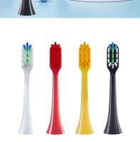 【CW】4 Different Colors Toothbrush Head Soft Bristles Electric Replacement