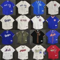 Top-quality Ready Stock Junior Childrens Wear Short-Sleeved T-Shirt MLB Baseball Jersey Hip-Hop hiphop Plus Size Un