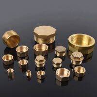 Brass Water Pipe Plug Wire Closure Cap Wall Hole Plug Head Quarter Branch Cap 1/8 1/4 1/2 3/4 1 2 Female and Male Thread