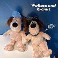 ▽❍ cg2473 New Wallace and Gromit Pilot Chef Stuffed Plush Cute Doll Bathrobe Pendant BBC 1989