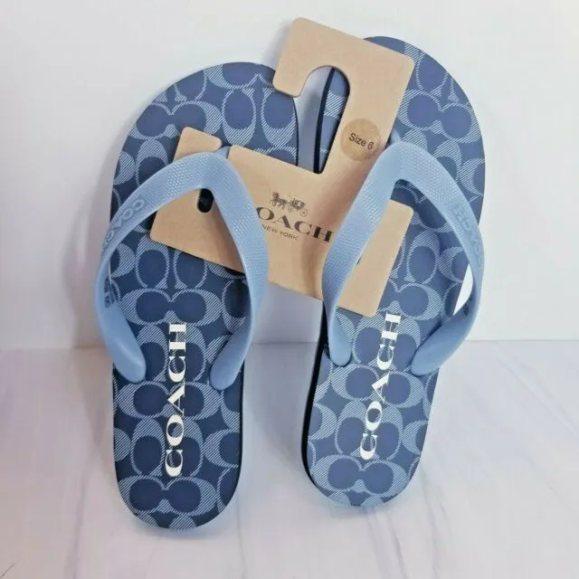 Coach Flip Flop Rubber Sandals - ORIGINAL | Lazada PH