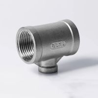 1/8 1/4 3/8 1/2 3/4 1 1-1/4 1-1/2 BSP Female Thread Tee Three Way 304 Stainless Steel Pipe Fitting Reducer Connector