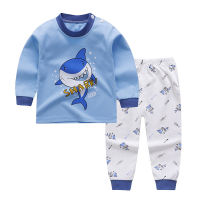 2022 New Toddler Kids Sets for Boy and Girls Pajamas Animal Kid Children Clothing Sets Spring Homewear Cotton Kids Clothing