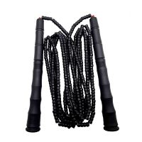 【CW】NEVERTOOLATE SOFT PVC beads freestyle long handle Bamboo Skipping Rope beaded Skipping Rope Indoor Sports