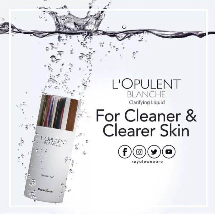 Royale L'Opulent Blanche Clarifying Liquid (Face Toner Exfoliant With