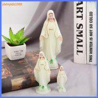 YIXINYIDE1999 4Pcs พลาสติกทำจากพลาสติก รูปปั้น Virgin Mary คาทอลิกคาทอลิก 2สีค่ะ พระเยซูรูปปั้นแมรี่ สร้างสรรค์และสร้างสรรค์ 6.5ซม. ค่ะ พรหมจรรย์แฮนด์เมดมาดอนน่า เครื่องประดับเดสก์ท็อป