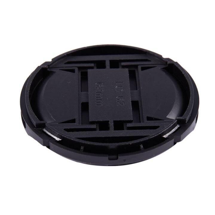 black-62mm-center-pinch-design-front-lens-cap-cover