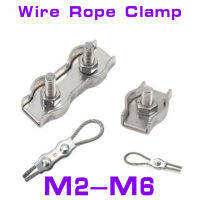 2-5 ชิ้น M2-M6 สแตนเลส Simplex 1/2 - Post Bolt คลิปลวดเชือกสาย Clamp Caliper เชือก simple Grip-nyekaifa