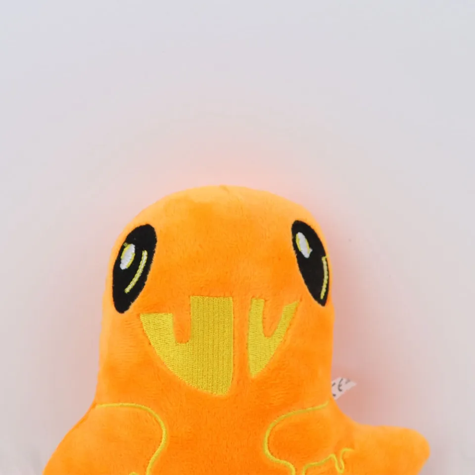 18cm Scp-999 Plush Toy Tickle Monster Kawaii Orange Anime Cartoon Character  Plushie Soft Stuffed Animal Toys Gift For Kids