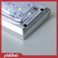 yidibai แผงไฟ LED 12V-24V, ไฟอ่านหนังสือภายในรถความสว่างสูงไฟห้องโดยสารสำหรับรถตู้รถบรรทุก