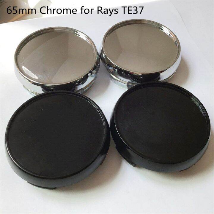 4 Piece 65Mm TE37 Wheel Cap For Volk Racing Rays TE37 CE28 Rim Center Hub Cap Cover Fit 56Mm