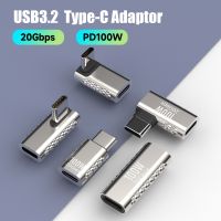 Zinc Alloy PD 100W USB 3.2 20Gbps Thunderbolt 3 Type-C Adapter 8k60Hz USB C Fast Charging Converter OTG Data Transfer Connector