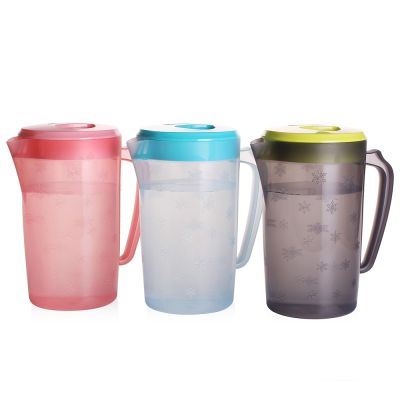 BPA-Free Big Capacity Water Pitcher instead Water Kettle Beverage Jug Home Kitchen Plastic Cold Water Container Supplies 2.2L