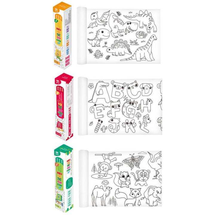 Giant Coloring Poster Coloring Paper Roll for Kids Wall Coloring