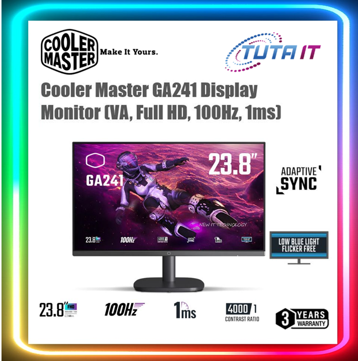 COOLER MASTER GA241 GAMING MONITOR (23.8