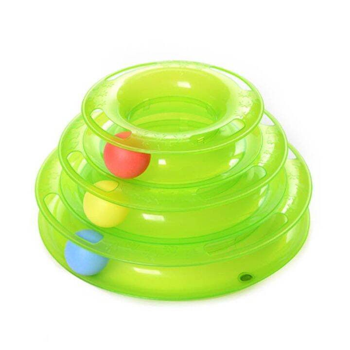 1pcs-funny-intelligence-triple-play-disc-pet-cat-toy-balls