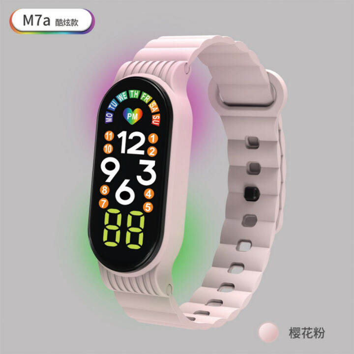 โรงงานขายส่งต้นฉบับ-m7a-เย็น-led-นาฬิกาเด็ก-life-waterproof-sports-band-spot-ขายส่ง