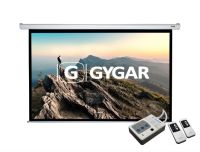 จอรับภาพ โปรเจคเตอร์ แบบควบคุมการขึ้นลงด้วยมอเตอร์ไฟฟ้า GYGAR Motorized Screen Gygar (120") 4:3