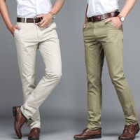 TECHOME Fashion Trousers Male Brand Clothing Plus Size 2019 Spring Summer New Casual Pants Men Cotton Slim Fit Chinos