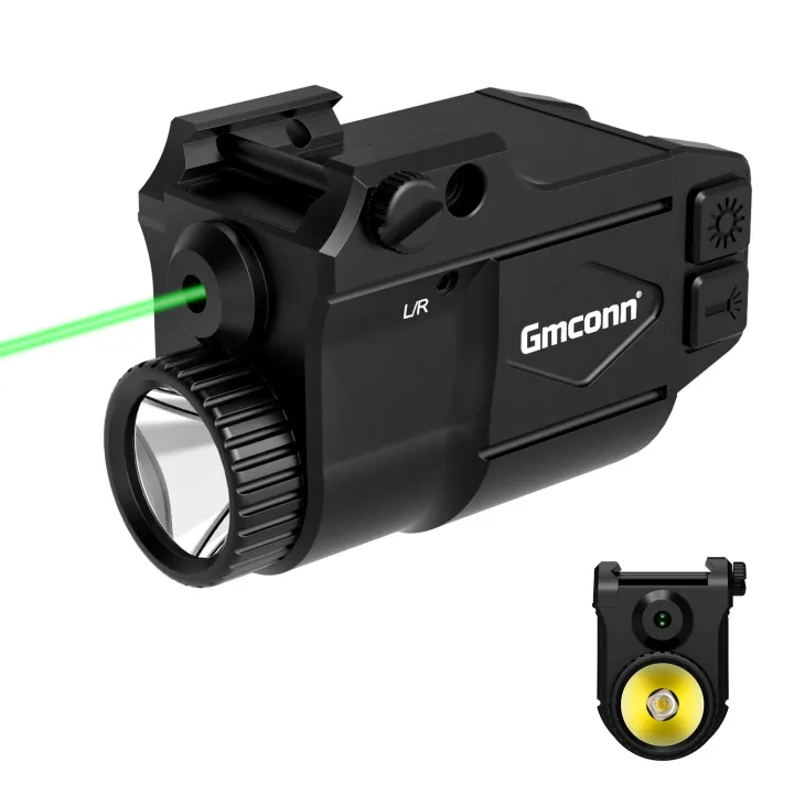 Gmconn Light Sight Flashlight 650 Lumen with Green Sight Combo, Built ...