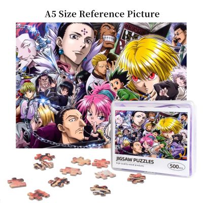 Hunter X Hunter Wooden Jigsaw Puzzle 500 Pieces Educational Toy Painting Art Decor Decompression toys 500pcs
