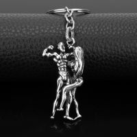 MQCHUN Fashion GYM Sports Fitness Keychains Bodybuilding Keychain Weightlifting Charm Keychain for Women Men-50