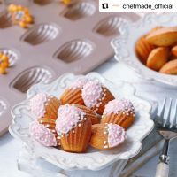 พิมพ์มาเดอลีน CHEFMADE Madeleine cake mold 16-Cavity Non-Stick mold