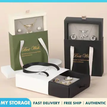 Portable Bangle Box, Organizer Storage Box with Handle Bracelets