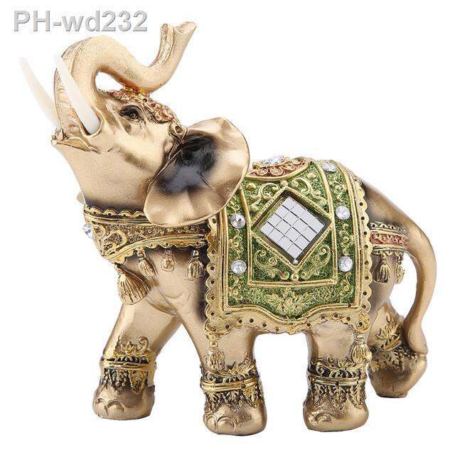 chinese-traditional-feng-shui-lucky-elephant-statue-resin-wealth-animal-sculpture-elephant-figurine-ornament-home-decoration