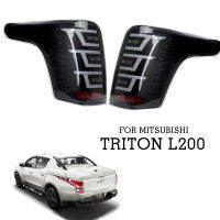 2เหมาะสำหรับมิตซูบิชิ Triton L200ไฟท้ายไม่มีไฟตัดหมอกด้านหลัง,แสงสีขาว + แสงสีเหลือง + แสงสีแดง Hwmyi