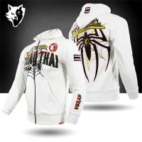 VSZAP combat MMA Thai boxing hoodies running fitness fleece jacket male the UFC fight wulin wind