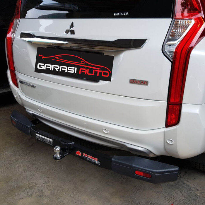 Tanduk Belakang Towing Bar Rhino Bumper Guard Reflektor Mobil Pajero