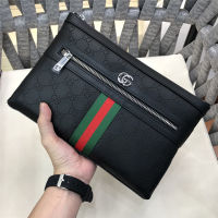 【คลังสินค้าพร้อม】G + Men S Clutch Bag Business Men S Bag Soft Leather High Quality Men S Wallet Texture Trendy Men S Clutch Bag