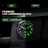 ✙✐ Car Luminous Clocks Automobiles Internal Stick-On Mini Digital Watch Mechanics Quartz Clocks Auto Ornament Car Accessorie