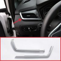 For BMW 2 Series F45 F46 218I 2015-2017 Car Essories 2 Pcs ABS Chrome Side Air Conditioning Vent Outlet Frame Trim