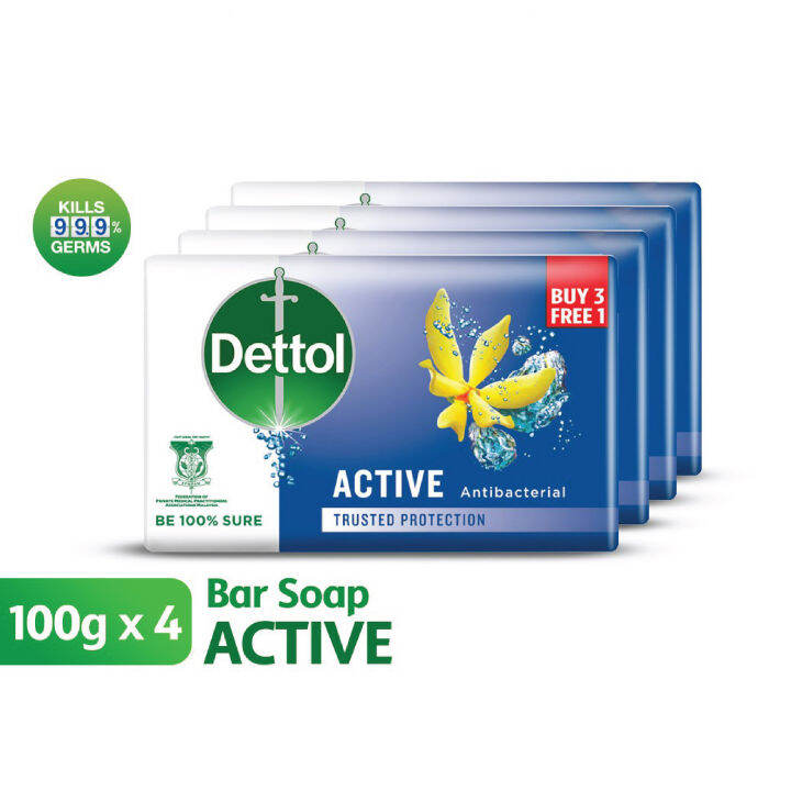 Dettol Antibacterial Bar Soap 100G Lazada