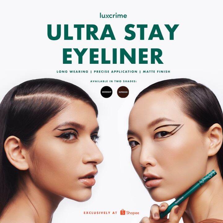 LUXCRIME Ultra Stay Eyeliner Espresso Midnight Eye Makeup